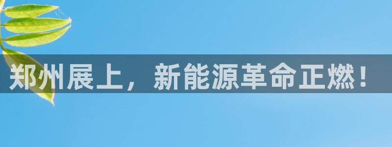 k豆钱包下载链接：郑州展上，新能源革命正燃！